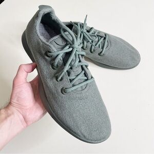 Allbirds Wool Runners Sneakers Shoe Green Men’s Size 12